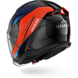 SHARK SKWAL i3 JET MEKARIUM MOTORCYCLE HELMET BLACK CHROME ORANGE