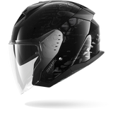 SHARK SKWAL JET REPTAIA MOTORCYCLE HELMET BLACK ANTHRA ANTHRA