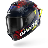 SHARK SKWAL CUP SPEED-VIB Azul Rojo Amarillo Casco De Moto