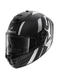 SHARK SPARTAN RS CARBON SHAWN BLACK CHARCOAL MATTE SILVER