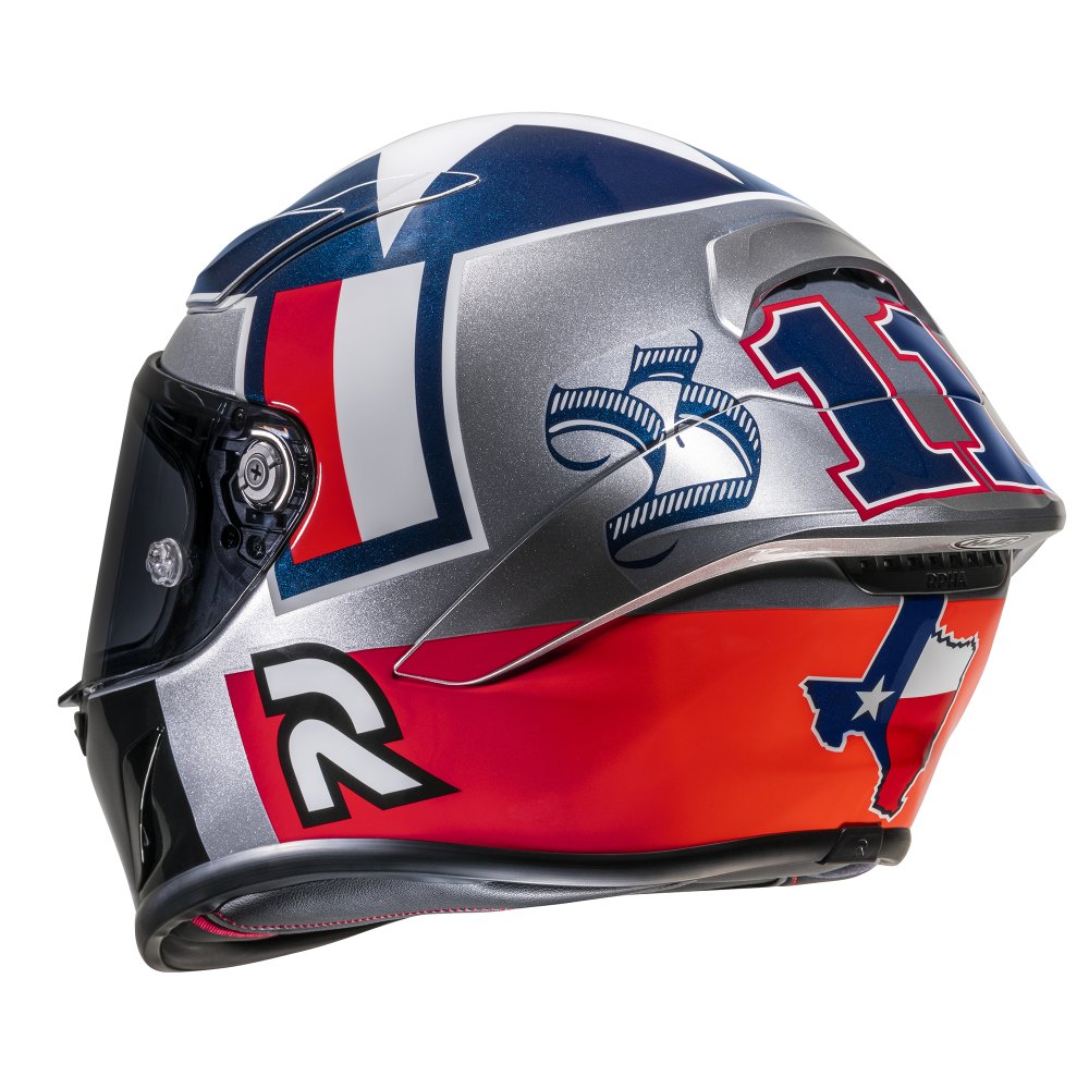 HJC RPHA 1 Ben Spies Silverstar Biker Helmet