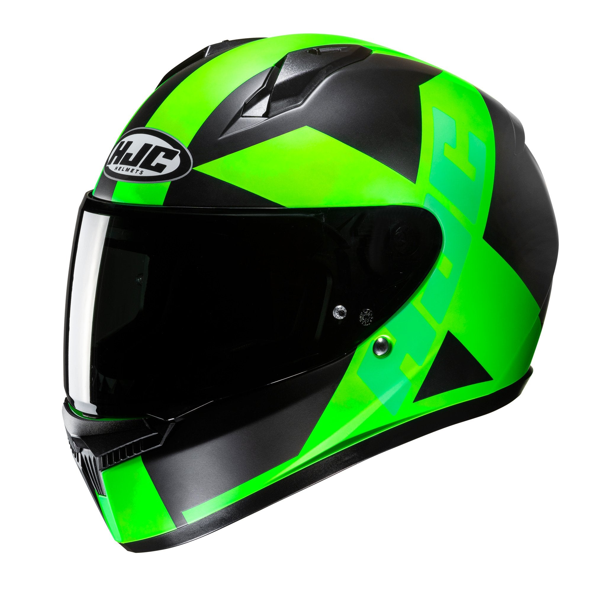 HJC C10 Tez MC4HSF Green Motorcycle Helmet