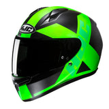 HJC C10 Tez MC4HSF Green Motorcycle Helmet
