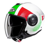 HJC I40N Pyle Full Face Helmet Green White Red