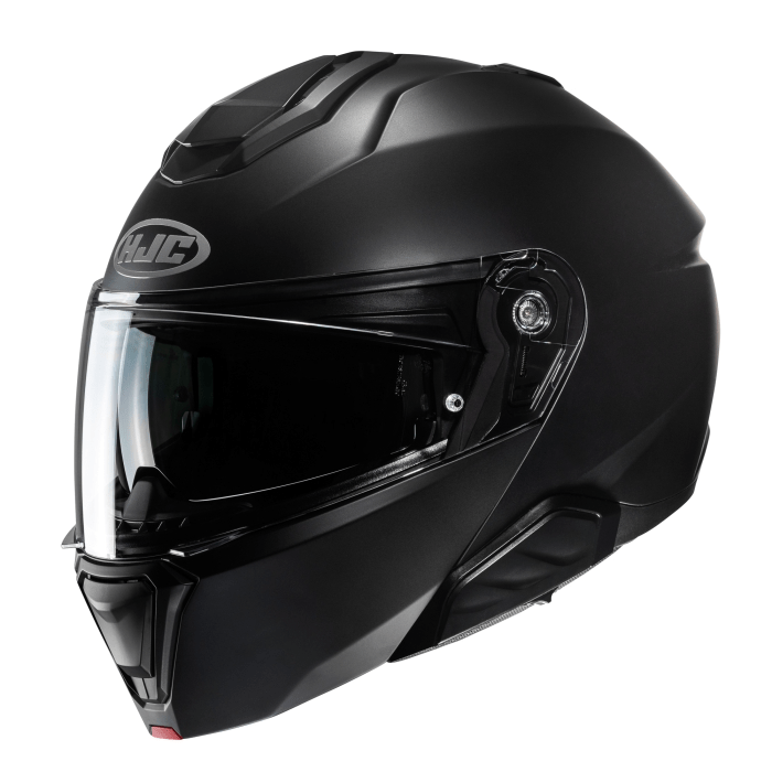 HJC I91 Plain Full Face Motorcycle Helmet Matt Black