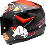 HJC RPHA12 SHADOW THE HEDGEHOG MC1SF Full Face Motorbike Helmet