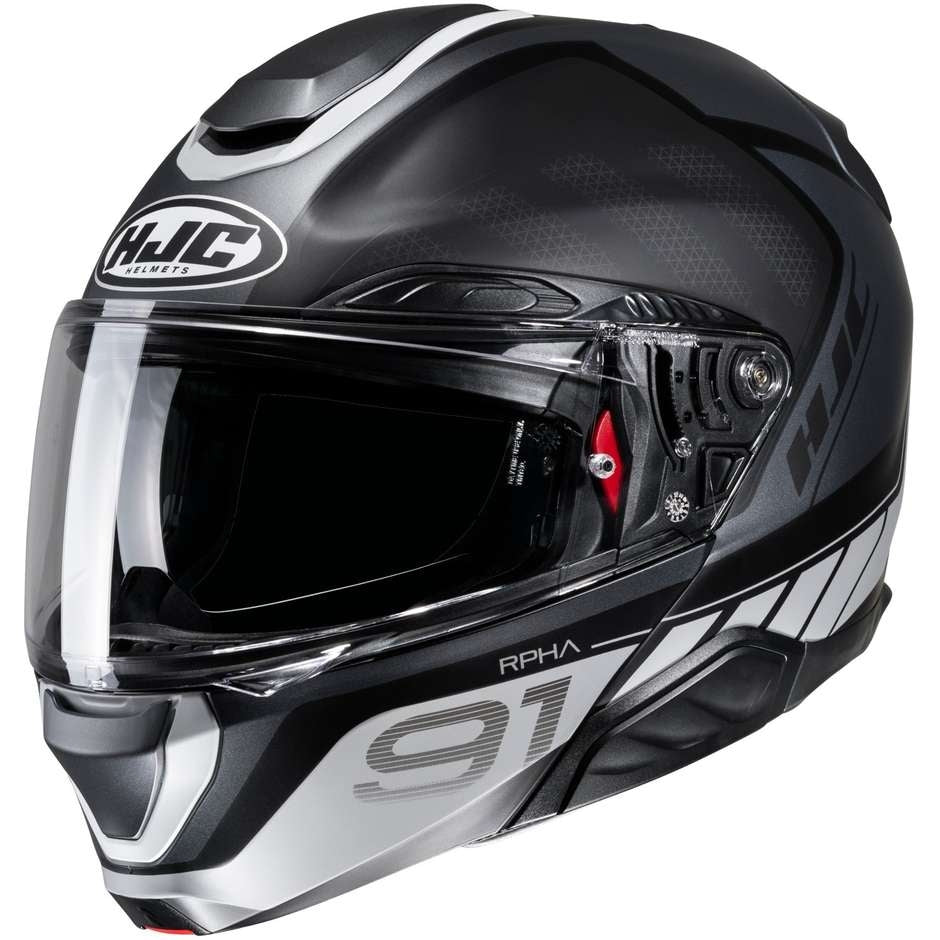 HJC-RPHA91 RAFINO MC5SF Modular Touring Motorbike Helmet Black