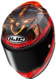 HJC RPHA12 DIABLO BIZZARD MC1 Premium Sport Full-Face Motorbike Helmet Red