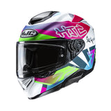 HJC RPHA 72 Goldy MC84SF Motorcycle Full Face Helmet, Pink, Green