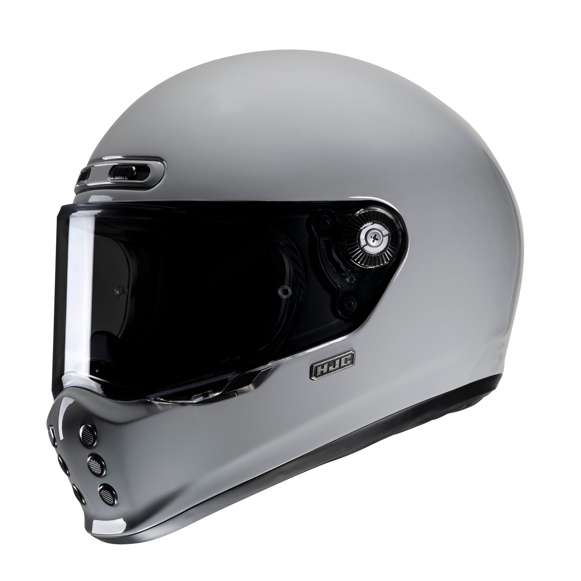 HJC V10 Plain On-Road Motorcycle Riding Helmet Neon Grey