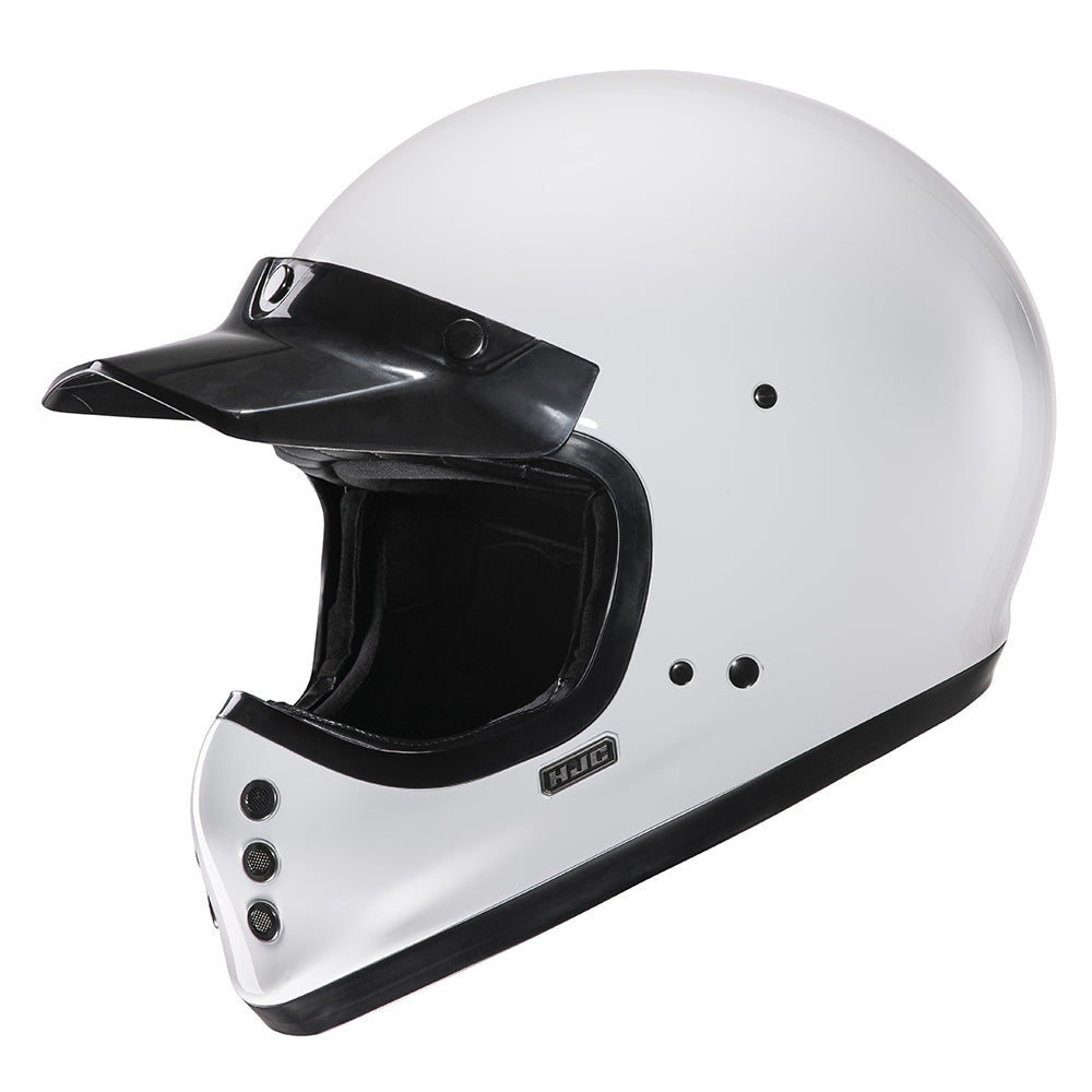 HJC V60 White Touring Gear Full Face Motorcycle Helmet