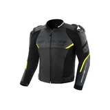 SHIMA BANDIT 2.0 MEN MOTORCYCLE LEATHER JACKET FLUO