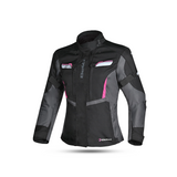 BELA Hurricane Lady Motorcycle Jacket Black Fuchsia