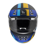 MT JARAMA 68TH C7 Full Face Motorcycle Touring Helmet Matt Blue