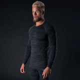 Oxford Advanced Base Motorcycle Layer Men's Top Charcoal Marl