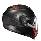 HJC C70N SWAY MC1 Motorbike Full Face Helmet Red