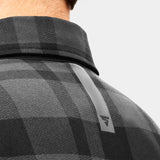 SHIMA RENEGADE 2.0 MEN MOTORCYCLE CHECKED SHIRT BLACK