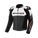 SHIMA BANDIT 2.0 MEN MOTORCYCLE LEATHER JACKET RED