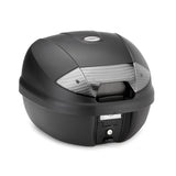 KAPPA MALETA PARILLA K628 NEGRO BASE CATADIÓPTRICOS ALHUMADO 30LTS
