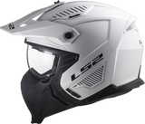 Ls2 Of606 Drifter Solid Open Face Helmets White-06 L