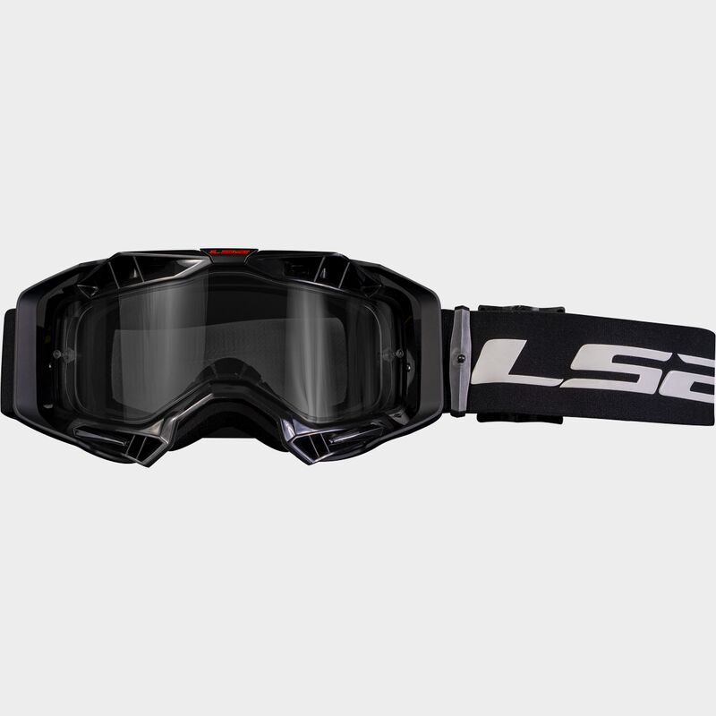Aura Enduro Series Goggle Black With Clear Visor