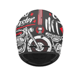 MT Jarama SV Art Full Face Helmet Back