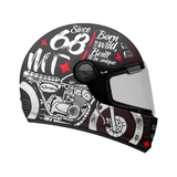 MT Jarama SV Art Full Face Helmet Right Side