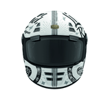 MT Jarama SV Art Full Face Helmet Whi/Blk Front