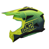 Ls2 Mx708 Fast Duck M.H-V Motocess Helmets Green H-V Yell.-06