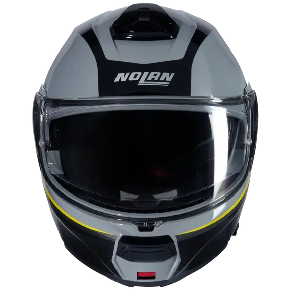 NOLAN N100-6 INCOGNITO 346 Modular Helmet Grigio Giallo Nero