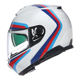 NOLAN N100-6 SSOLUTO 347 Modular Helmet Bianco Azul Rosso Azzurro