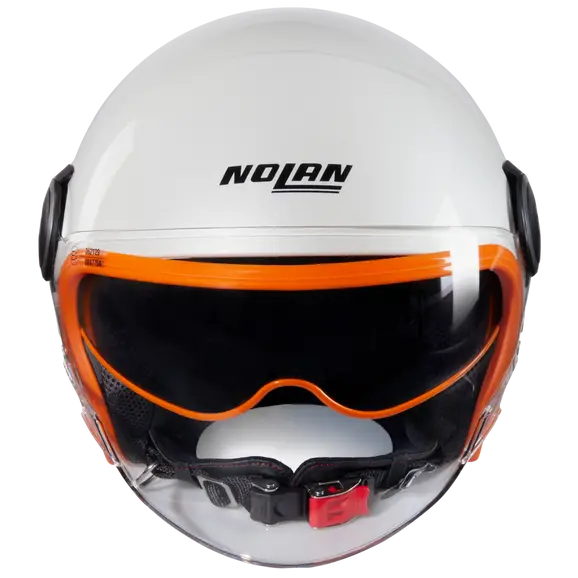 NOLAN N21 VISOR OCIO 347 Jet Helmet Pearl Arancione