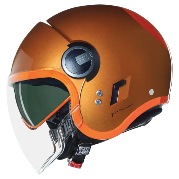 Nolan N21 VISOR OCIO 348 Jet Helmet Ocra Arancione
