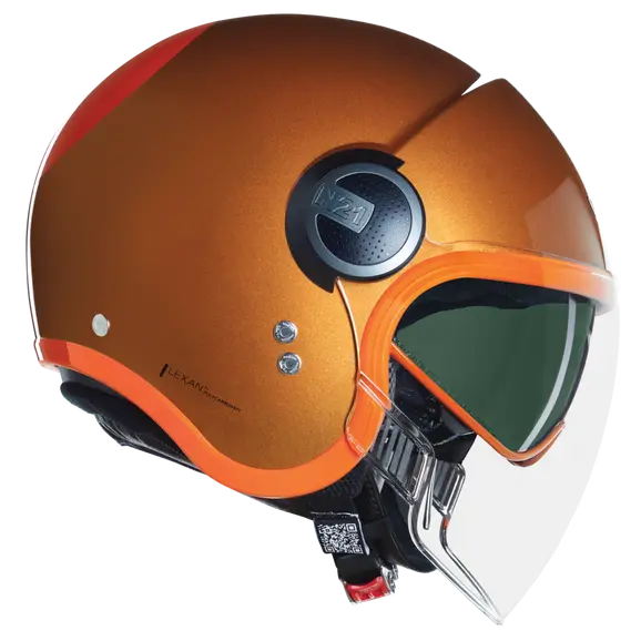 Nolan N21 VISOR OCIO 348 Jet Helmet Ocra Arancione