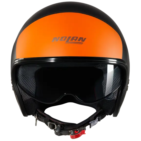 NOLAN Nolan Nolan N21 VERNICIATURA SPECIALE 352 OPIERTO Helmet Nero Arancione