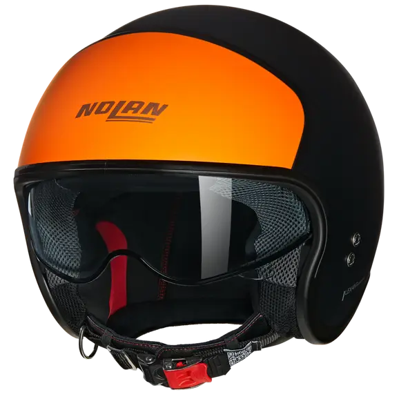 NOLAN Nolan Nolan N21 VERNICIATURA SPECIALE 352 OPIERTO Helmet Nero Arancione
