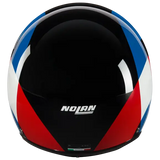 NOLAN N21 06 BICHROME 345 MINI JET HELMET BLACK BLACK BLUE RED WHITE