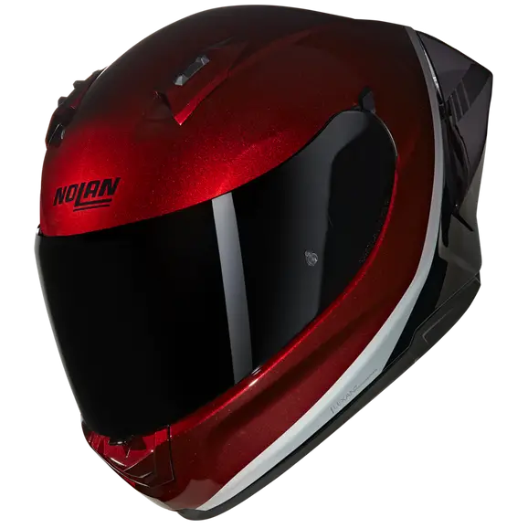 NOLAN N60-6 Sport Verniciatura Speciale 349 Sport helmet Rosso viscerale / Nero / Grigio