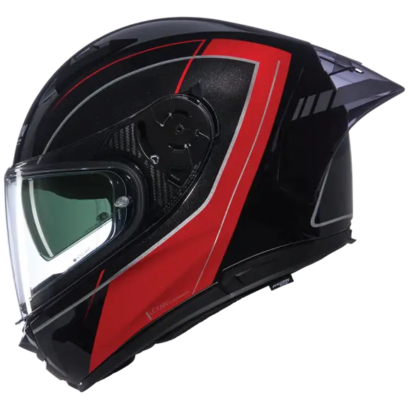 SHARK N60-6 SPORT MESMERICO 342 FULL FACE HELMET NERO ROSSO
