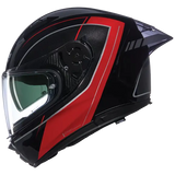 SHARK N60-6 SPORT MESMERICO 342 FULL FACE HELMET NERO ROSSO