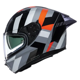 NOLAN N60-6 Sport Full Face Helmet Grigio Arancione Nero