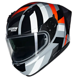 NOLAN N60-6 Sport Full Face Helmet Grigio Arancione Nero