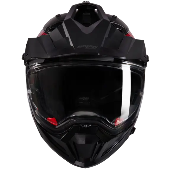 NOLAN N70-2 X 06 RUVIDO 342 FULL FACE HELMET BLACK RED WHITE