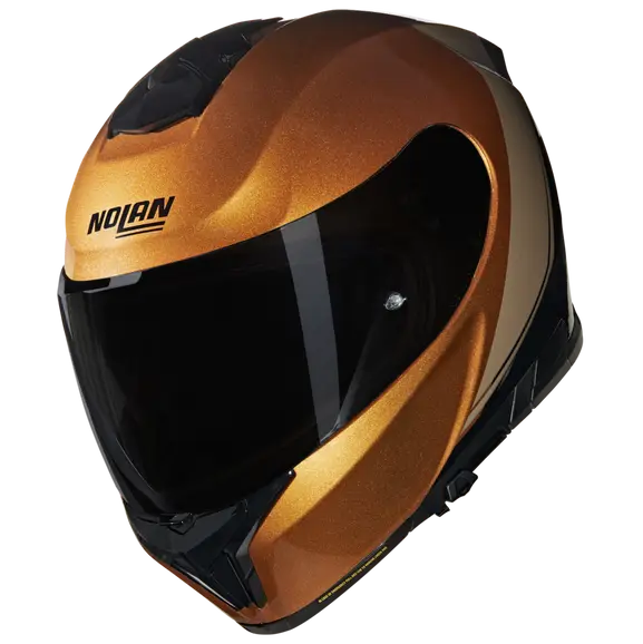 NOLAN VERNICIATURA SPECIALE 341 FULL FACE MOTORBIKE HELMET OCRA NERO