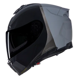 NOLAN N80-8 VERNICIATURA SPECIALE 343 INTEGRALE BLACK SILVER LIGHT BLUE HELMETS