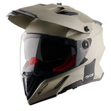 AXOR X-CROSS SPORT DUAL VISOR MOTORCYCLE HELMET SAND MATTE