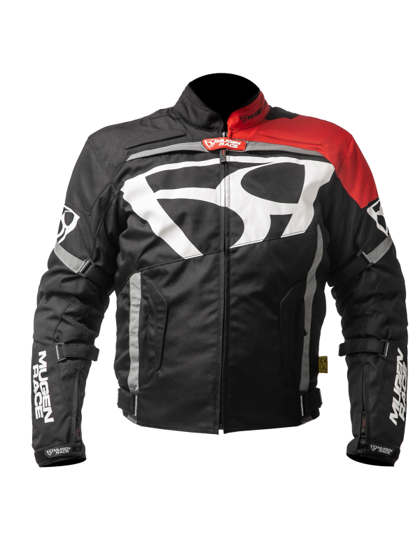 MUGENRACE AGGRESSORE-T Moto Textil Chaqueta Negro Rojo