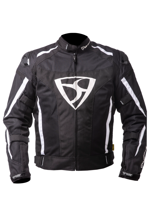 MUGENRACE DIAVOLO-1 Moto Textil Chaqueta Blanco Negro