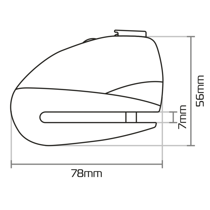 Oxford Screamer7 Alarm Disc Lock