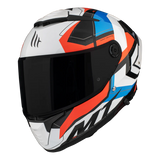 MT Thunder 4 SV Valiant A0 Full Face Sport Touring Motorcycle Helmet Shiny Pearl